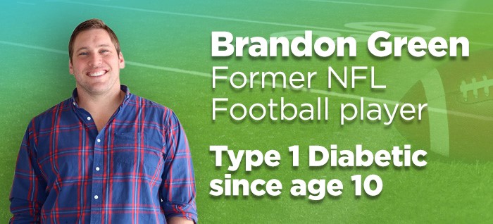 Brandon Green Former NFL Football Player Type 1 Diabetic Athlete & Coach